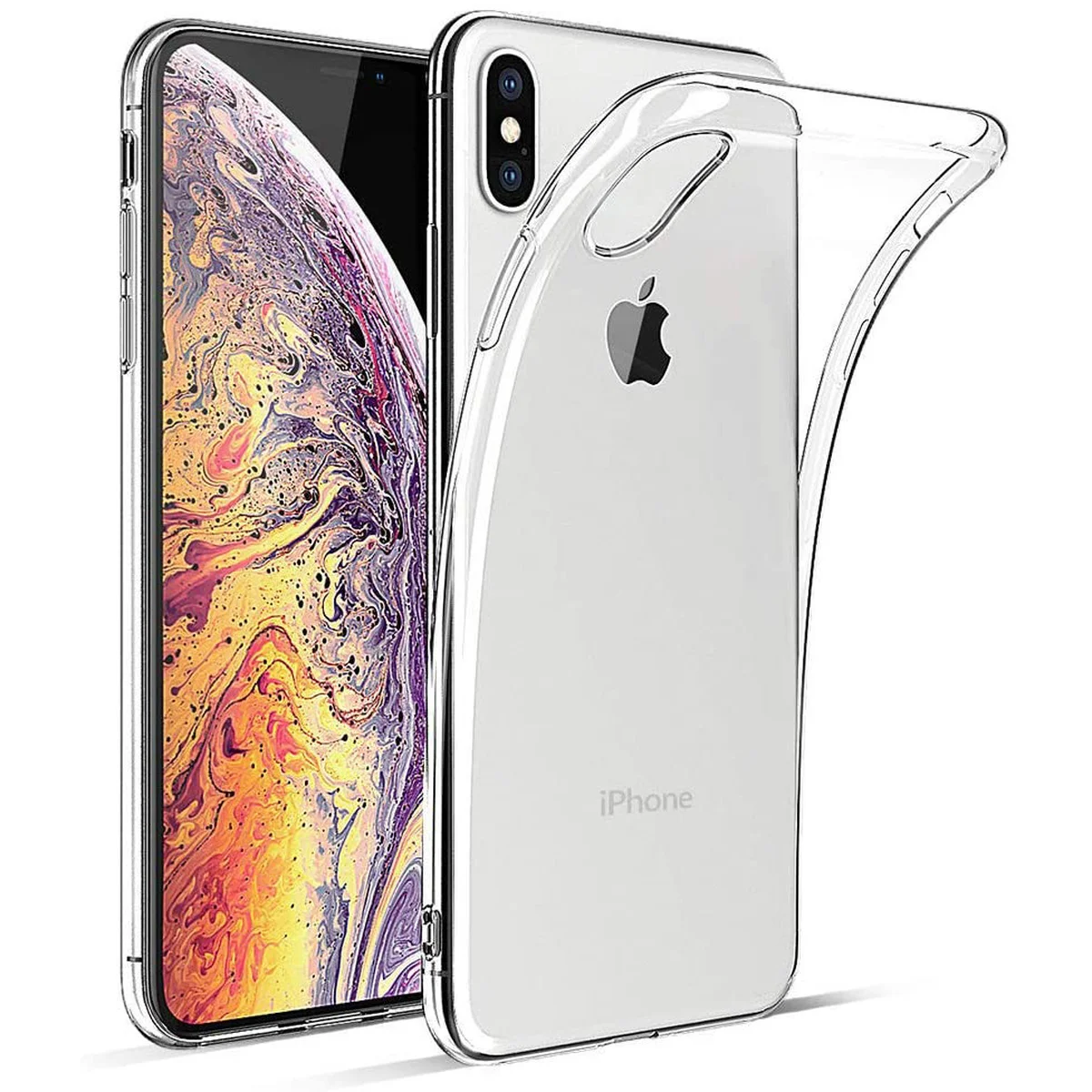 TPU чехол Epic Transparent 1,0mm для Apple iPhone XS Max (6.5") Бесцветный (прозрачный)