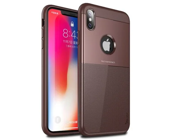 Чехол iPaky TPU+PC Dunjia для Apple iPhone XS Max (6.5") Коричневый