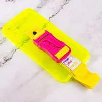 Чохол Handfree з кольоровим ремінцем для Apple iPhone XS Max (6.5") Жовтий