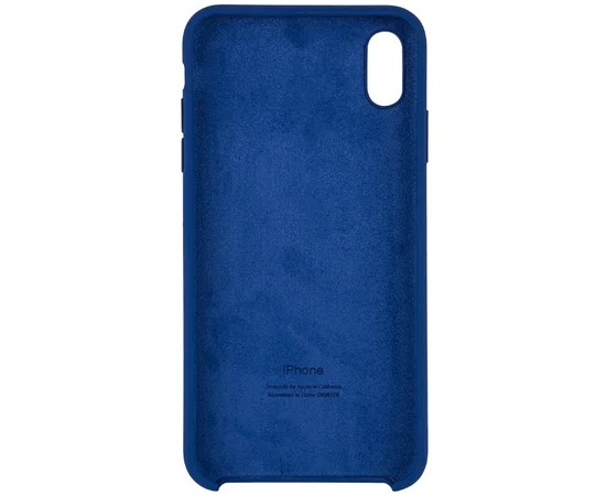 Чохол Silicone case (AAA) для Apple iPhone XS Max (6.5 ") Синій / Blue Horizon