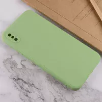 Силиконовый чехол Candy Full Camera для Apple iPhone XS Max (6.5") Фисташковый