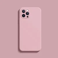 Силіконовий чохол "Square Silicone" блідо-рожевий для iPhone 11 Pro