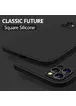 Силіконовий чохол "Square Silicone" чорний для iPhone 11