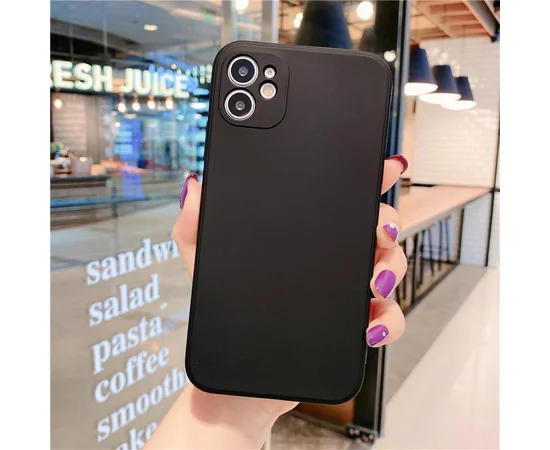 Силіконовий чохол "Square Silicone" чорний для iPhone 11