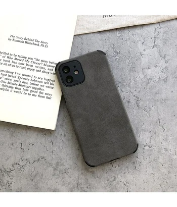 Силиконовый чехол "Vintage Leather" для iPhone 12