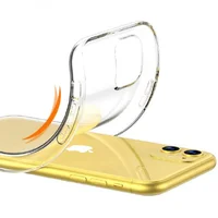 Силиконовый чехол "Thin Transparent" для Apple iPhone 11 Бесцветный (Прозрачный)
