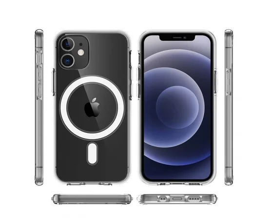 Силіконовий чохол "JASTER" with MagSafe для iPhone 11 Прозорий