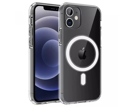 Силіконовий чохол "JASTER" with MagSafe для iPhone 11 Прозорий