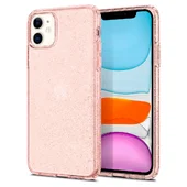 Силиконовый чехол "Bling Diamond" с блестками для iPhone 11 Розовый