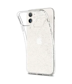 Силиконовый чехол "Bling Diamond" с блестками для iPhone 11 Прозрачный