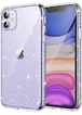 Силіконовий чохол "Bling Diamond" з блискітками для iPhone 11 Прозорий