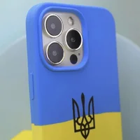 Силиконовый чехол Silicone Case Full Protective для Apple iPhone 13 Pro Max Ukraine