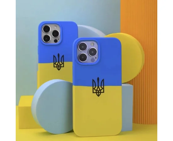 Силіконовий чохол Silicone Case Full Protective для Apple iPhone 14 Plus Ukraine