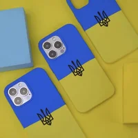 Силиконовый чехол Silicone Case Full Protective для Apple iPhone 12 / 12 Pro Ukraine