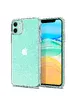 Силіконовий чохол "Bling Diamond" з блискітками для iPhone 11 Прозорий