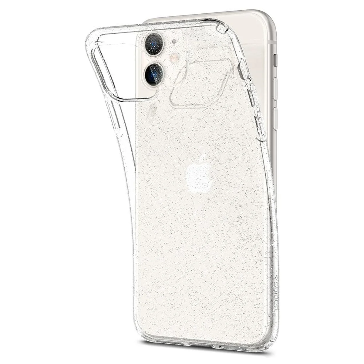 Силиконовый чехол "Bling Diamond" с блестками для iPhone 11 Прозрачный