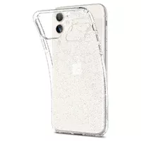 Силіконовий чохол "Bling Diamond" з блискітками для iPhone 11 Прозорий