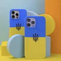 Силиконовый чехол Silicone Case Full Protective для Apple iPhone 13 Pro Ukraine