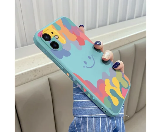 Силиконовый чехол "Summer Ice Cream" зеленый для iPhone 12