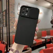 Силиконовый чехол "Lens Protection" для iPhone 12 Pro Черный
