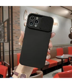 Силіконовий чохол "Lens Protection" для iPhone 12 Pro Чорний