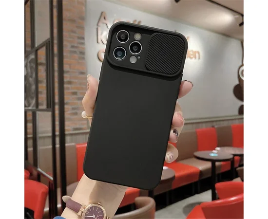 Силиконовый чехол "Lens Protection" для iPhone 11 Pro Черный