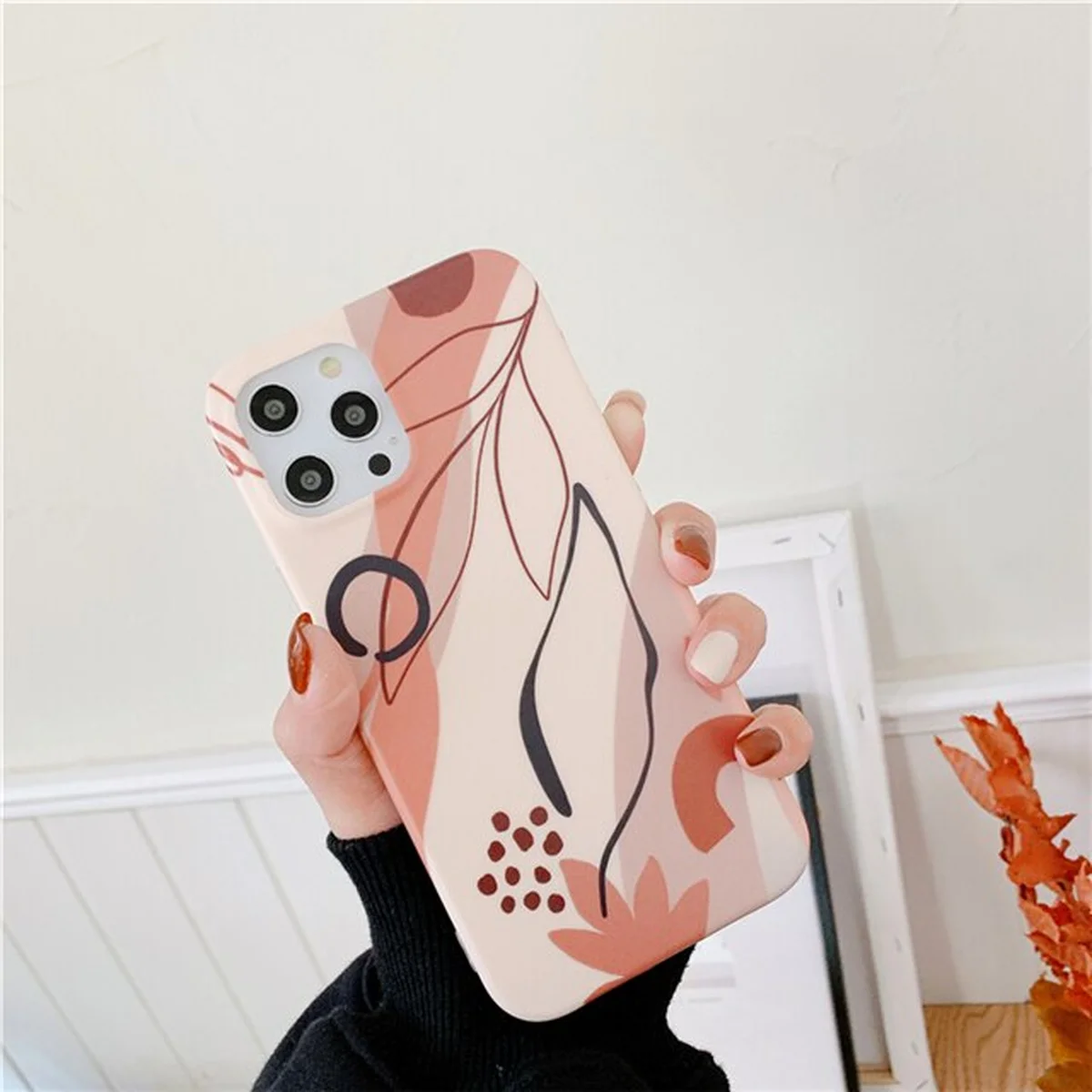 Силиконовый чехол "Cute Floral" №2 для iPhone 12 Pro / 12