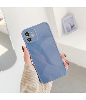 Силіконовий чохол "Candy Color" синій для iPhone 12 Силіконовий чохол "Candy Color" синій для iPhone 12