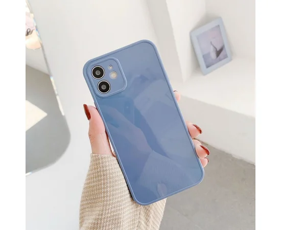 Силиконовый чехол "Candy Color" синий для iPhone 11