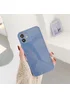 Силиконовый чехол "Candy Color" синий для iPhone 12