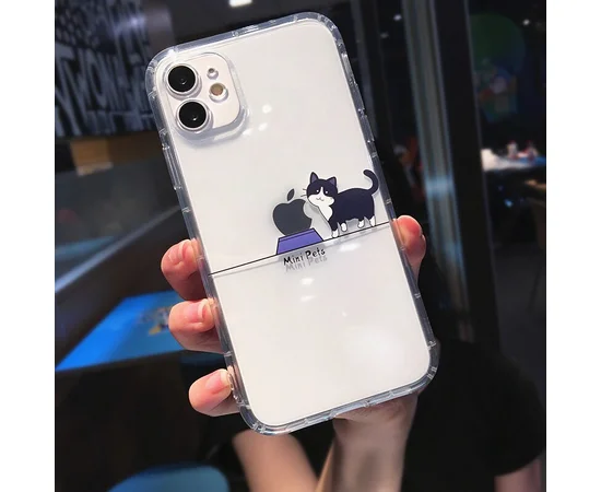 Силиконовый чехол "Mini Pets" №2 для iPhone 12