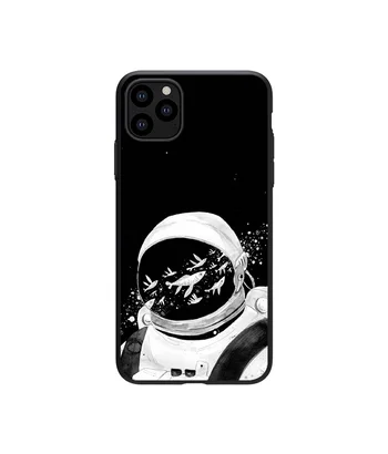 Силіконовий чохол "Космічні риби" для iPhone 12 / 12