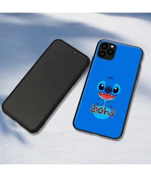 Силиконовый чехол "Stitch aloha" для iPhone 12 Pro / 12