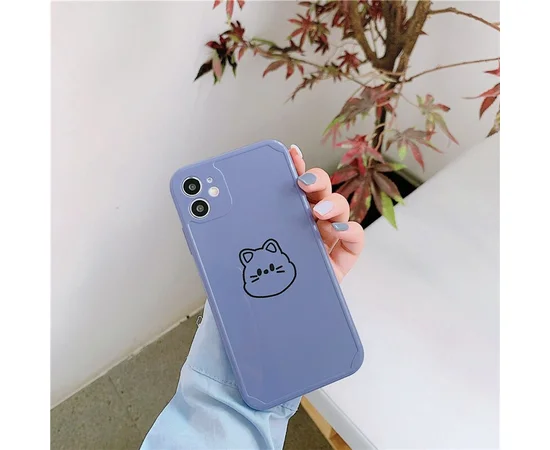 Силіконовий чохол "Mini Cute" Kitty для iPhone 12