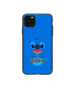 Силиконовый чехол "Stitch aloha" для iPhone 12 Pro / 12