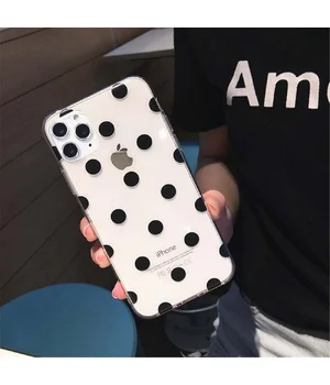 Силіконовий чохол "USLION" Black dots для iPhone 13 Pro