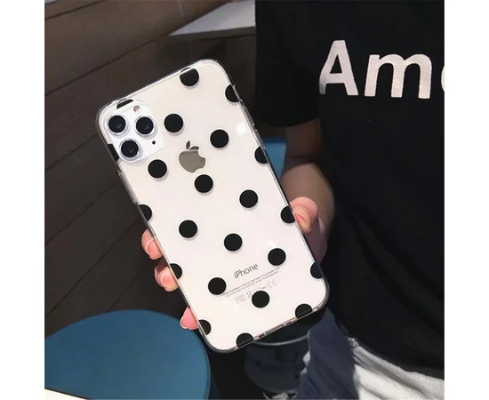 Силіконовий чохол "USLION" Black dots для iPhone 13 Pro