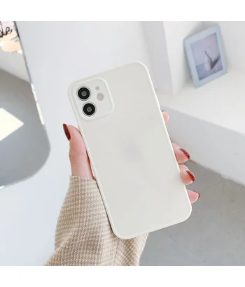 Силіконовий чохол "Candy Color" білий для iPhone 12