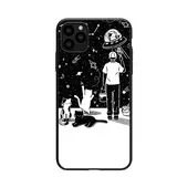 Силіконовий чохол "Космічні котики" для iPhone 12 Pro / 12