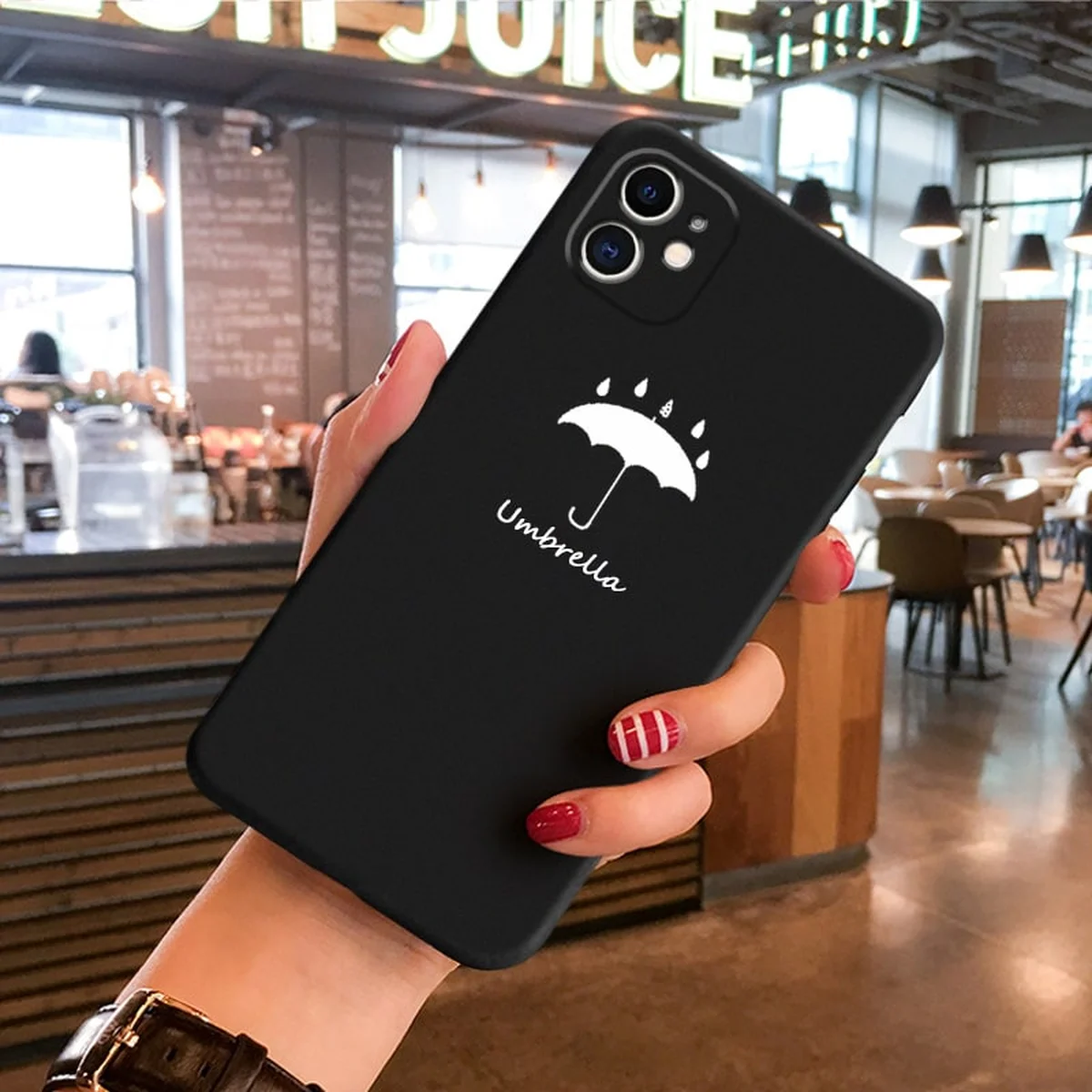 Силіконовий чохол "Umbrella" для iPhone 12