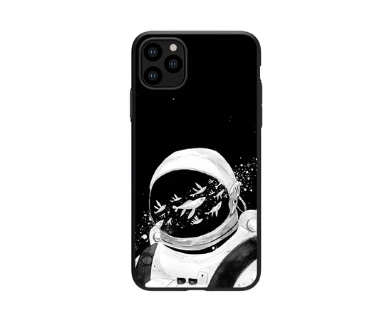 Силіконовий чохол "Космічні риби" для iPhone 12 / 12