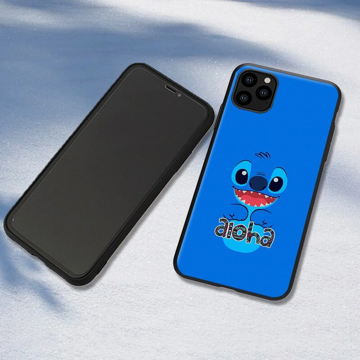 Силиконовый чехол "Stitch aloha" для iPhone 12 Pro / 12