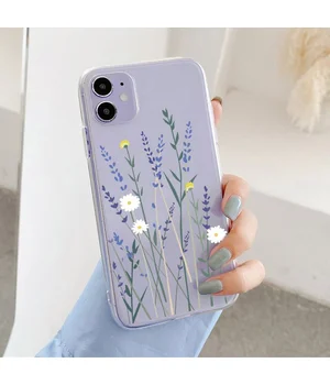 Силіконовий чохол "USLION" flowers для iPhone 12 Pro / 12