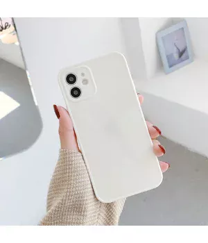 Силіконовий чохол "Candy Color" білий для iPhone 12