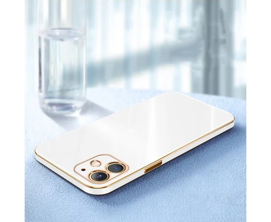 Силиконовый чехол "XINLI" белый для iPhone 12