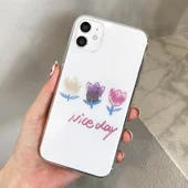 Силиконовый чехол "Vintage Flower" №2 для iPhone 12 Pro / 12