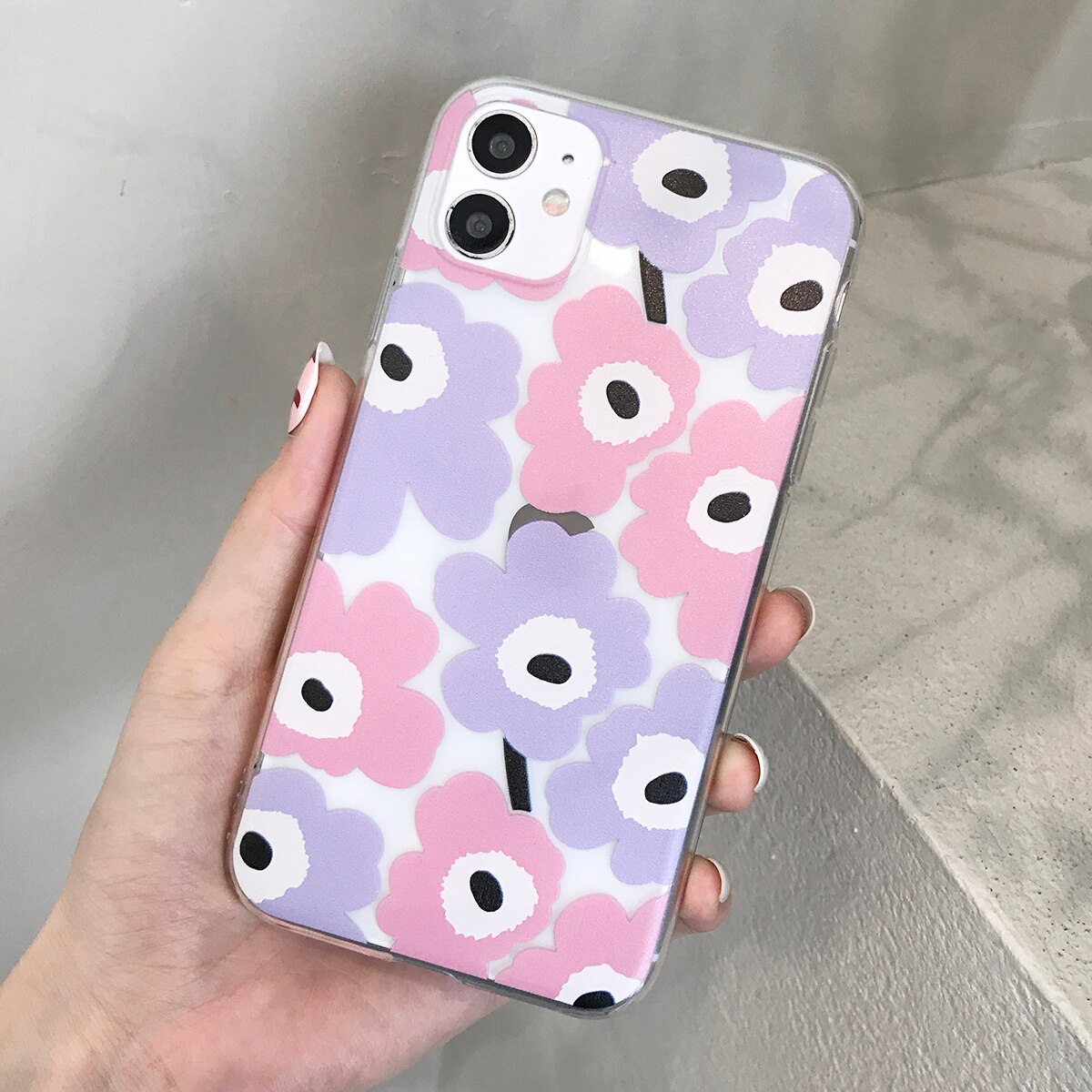 Силиконовый чехол "Vintage Flower" №3 для iPhone 12 Pro / 12