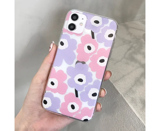 Силиконовый чехол "Vintage Flower" №3 для iPhone 12 Pro / 12