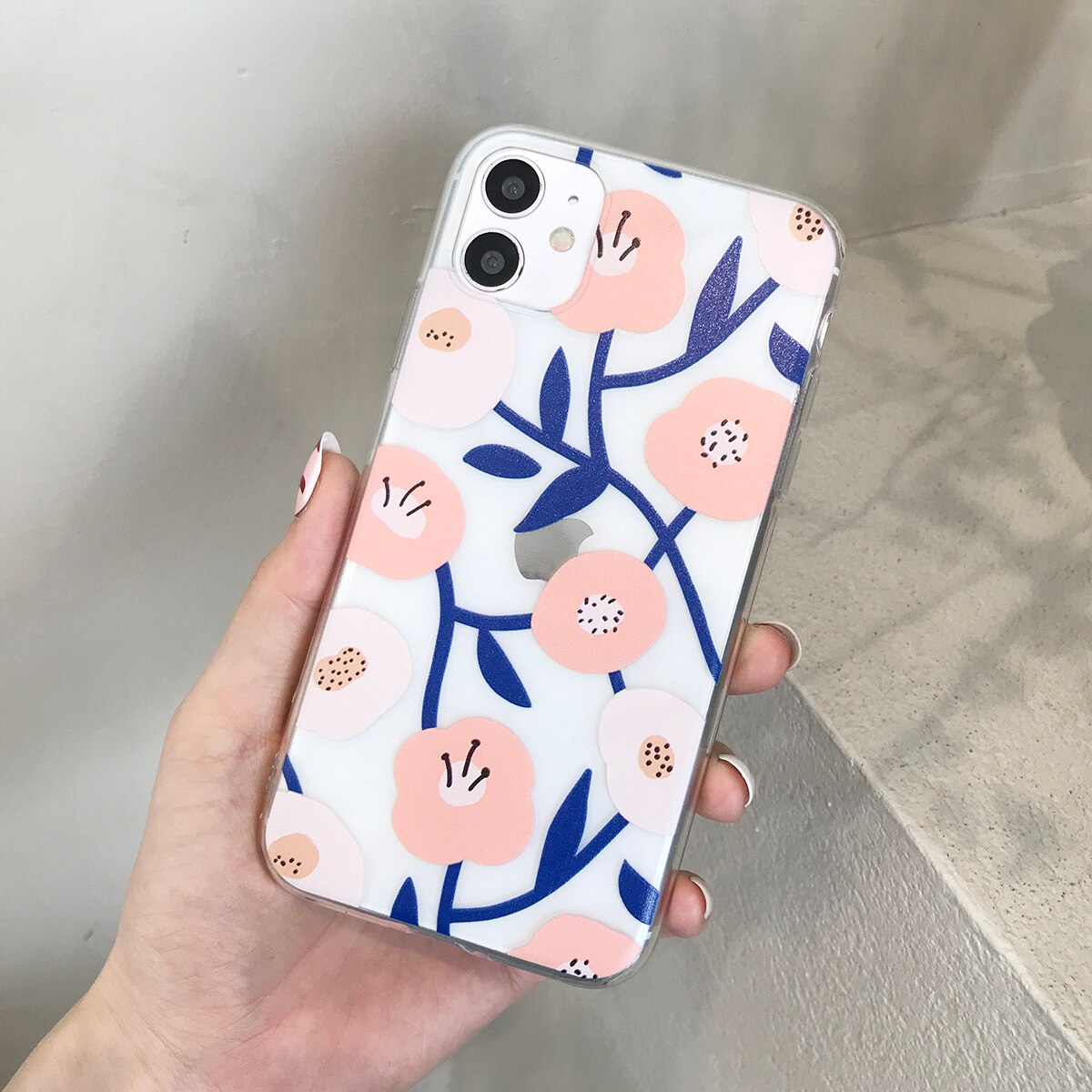 Силиконовый чехол "Vintage Flower" №4 для iPhone 12 Pro / 12