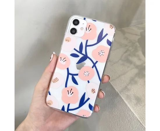 Силіконовий чохол "Vintage Flower" №4 для iPhone 12 Pro / 12